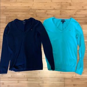 Tommy Hilfiger long sleeved shirts.